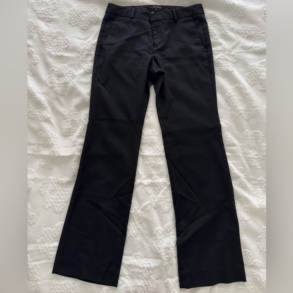 Banana Republic Black Logan Trousers